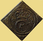 Danmark, 4 skilling, Kristianstad 1670-tal